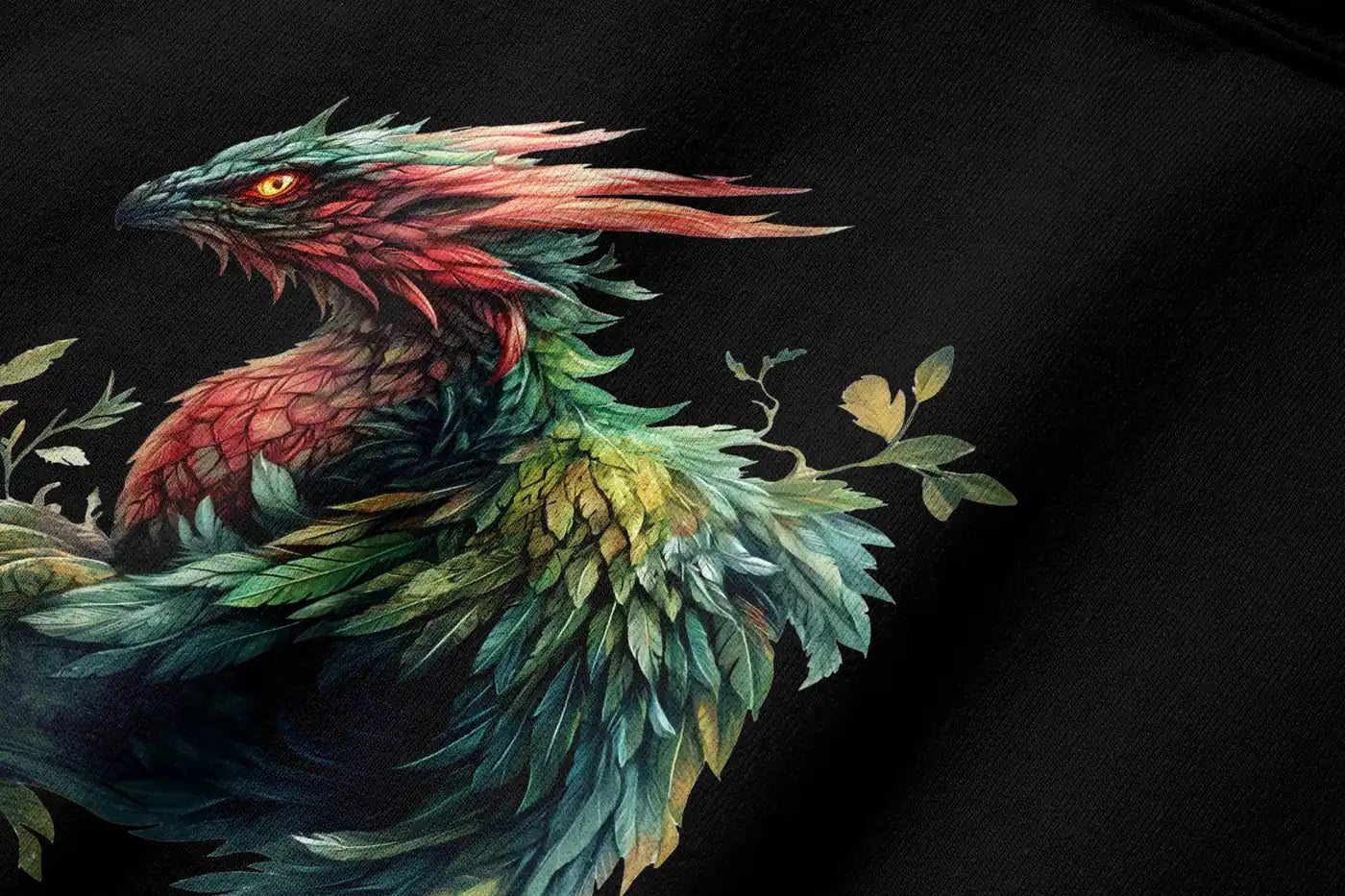 Verdant Phoenix Hoodie