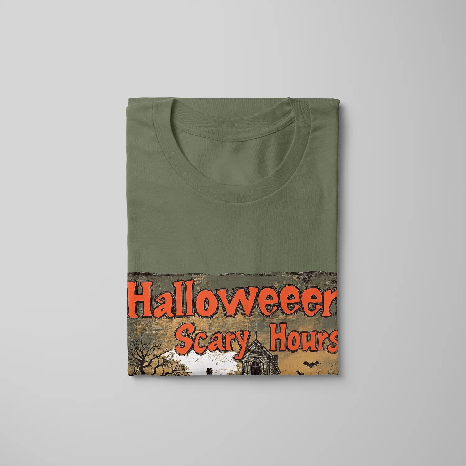 Haunted House Sleeve Shirt