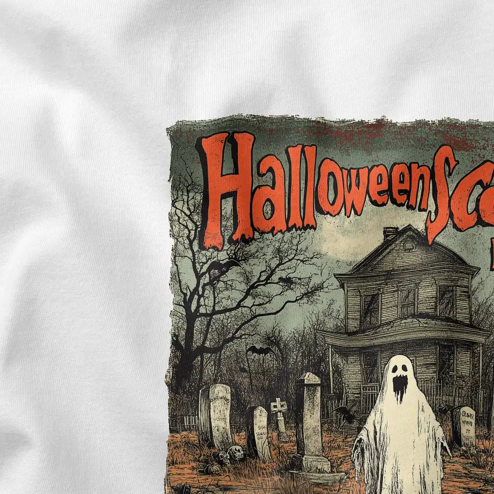 Haunted House Sleeve Shirt
