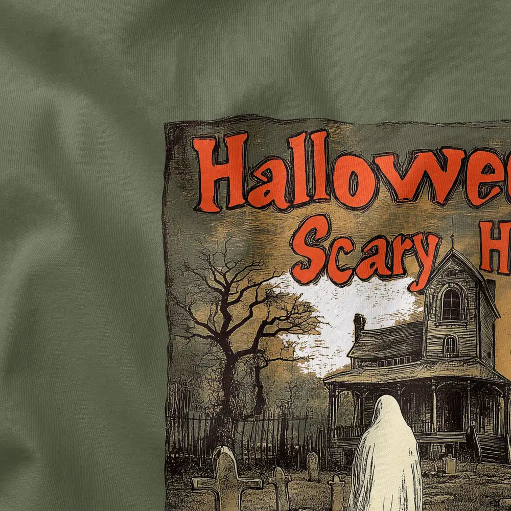 Haunted House Sleeve Shirt