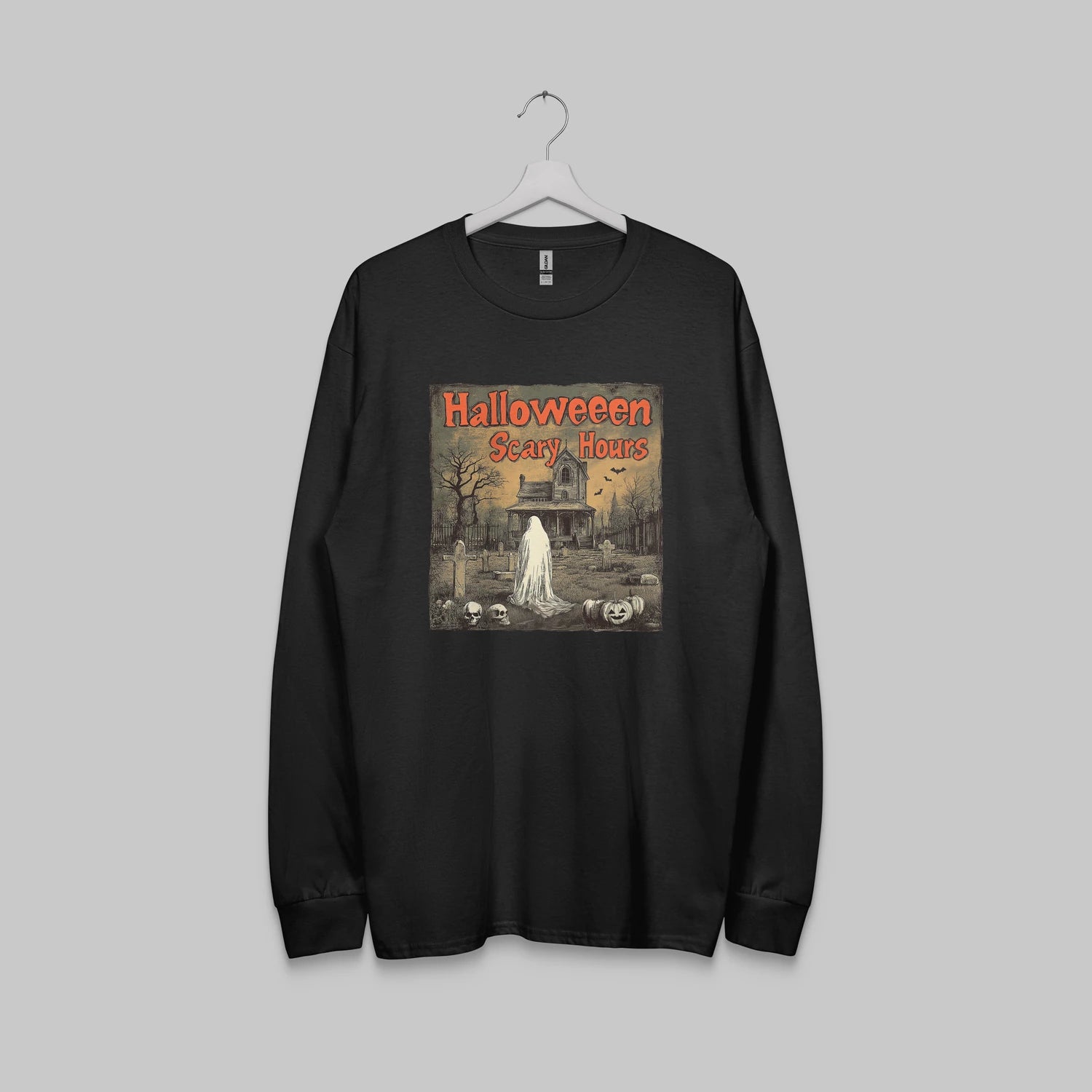 Haunted House Sleeve Shirt
