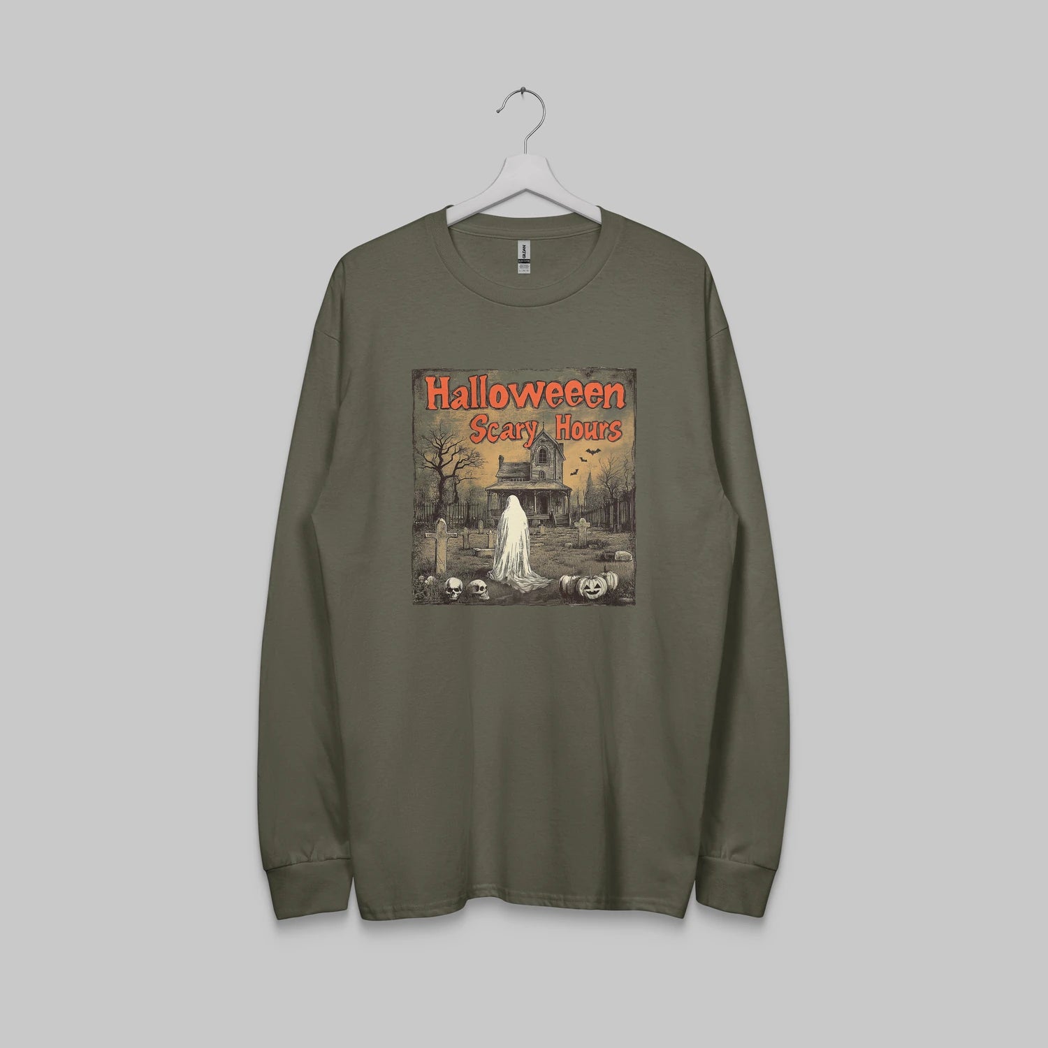 Haunted House Sleeve Shirt