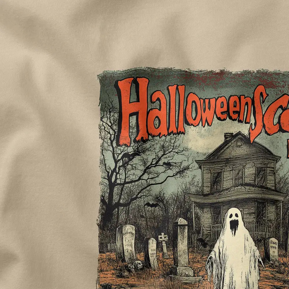 Haunted House Sleeve Shirt
